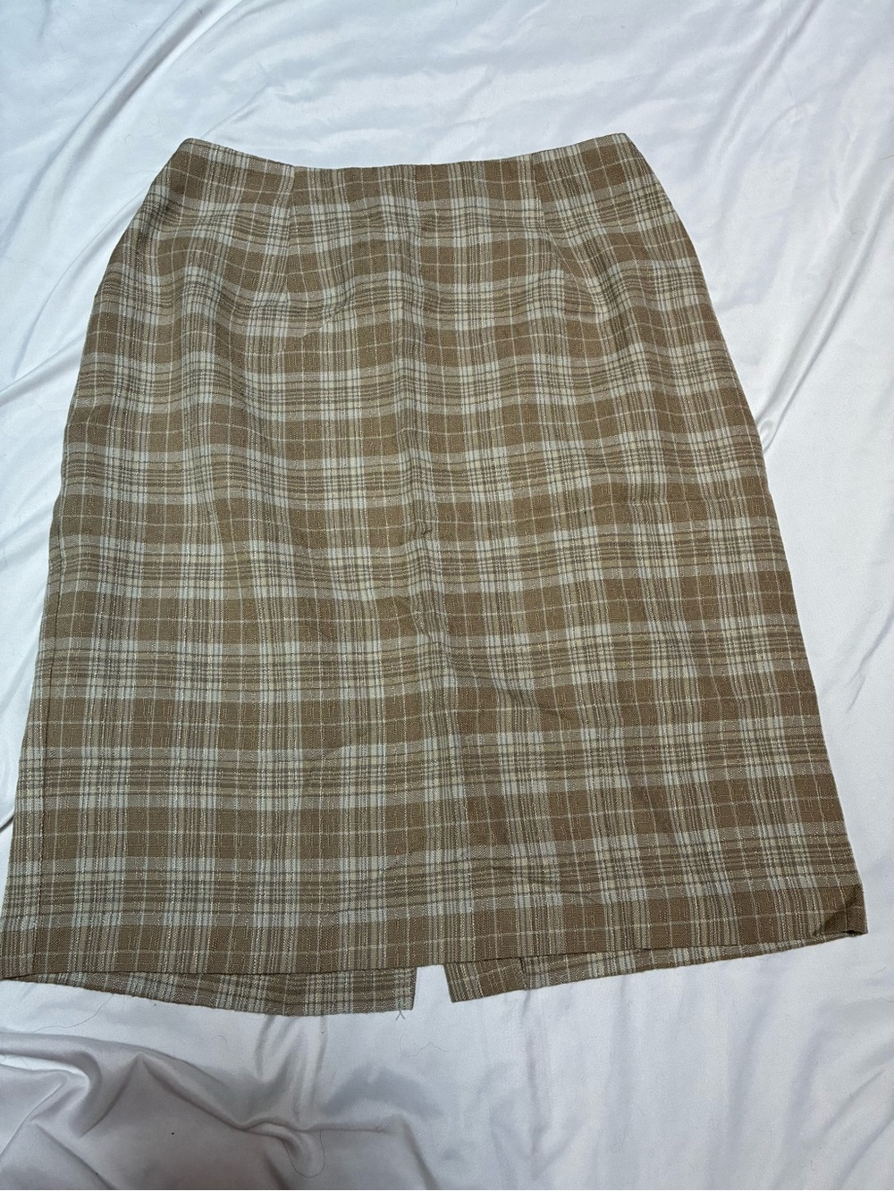 Carol Wren Vintage Plaid Pencil Skirt Size 8 - Picture 3 of 11